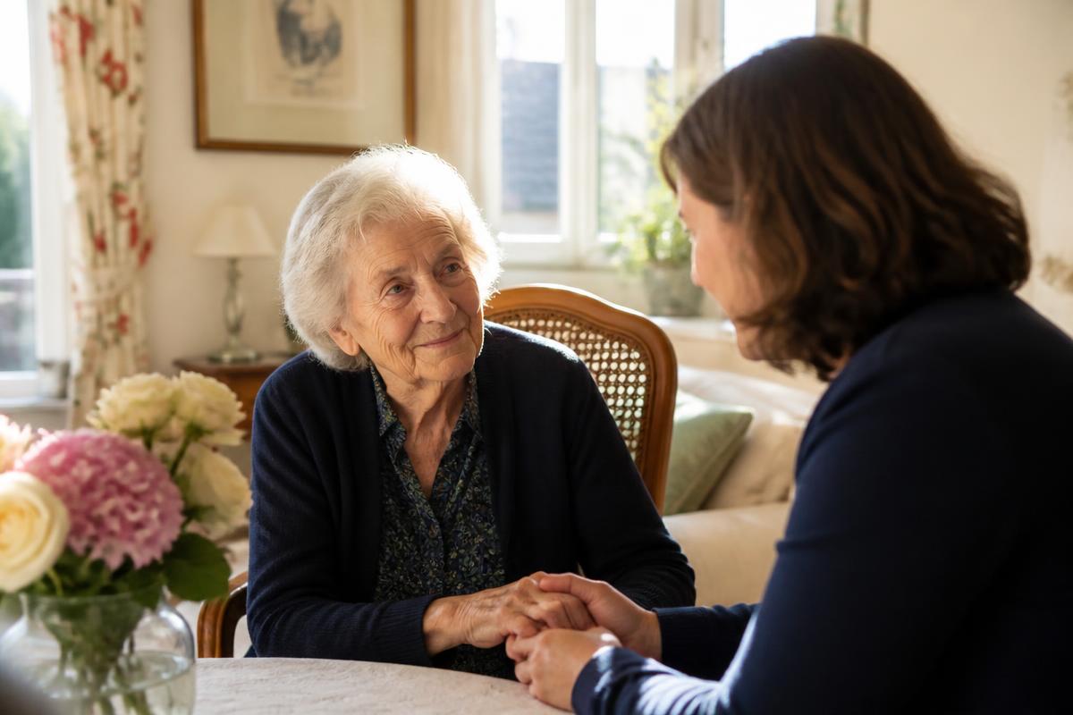 Les personnes âgées atteintes de la maladie d'Alzheimer en famille d'accueil